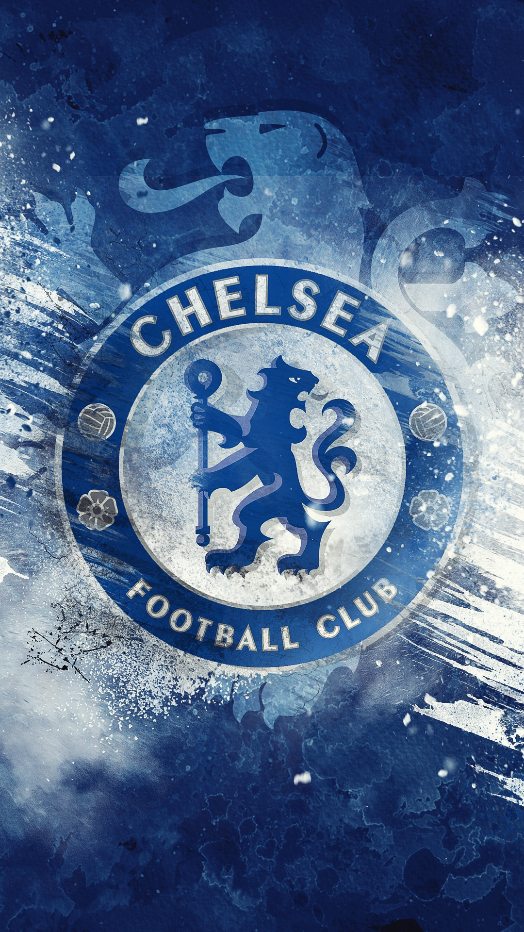 Chelsea FC HD Logo Wallpapers for iPhone and Android mobiles - Chelsea Core