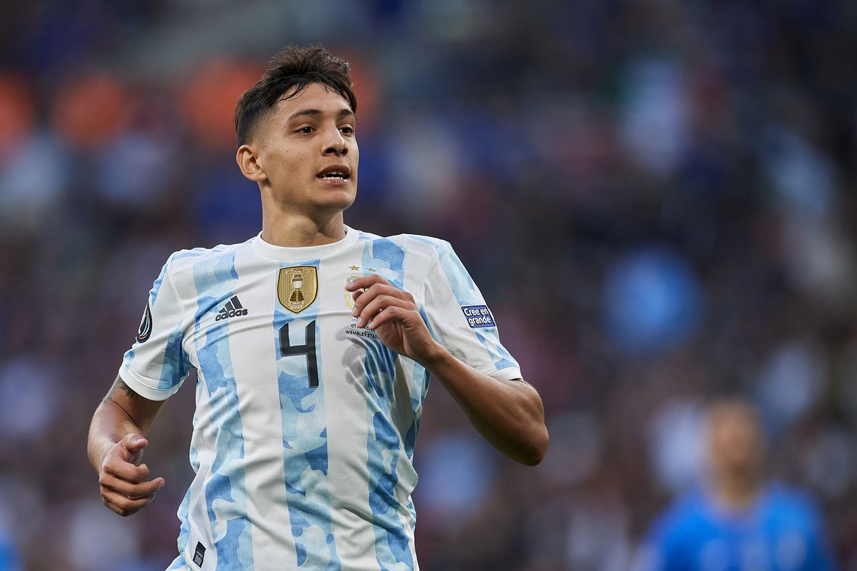 Nahuel Molina 26 Argentina National Team 2022-23 Qatar World Cup Away -  Praise To Heaven